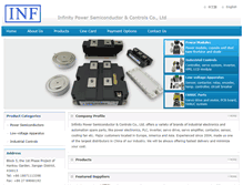 Tablet Screenshot of infinitysemi.com